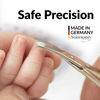 Picture of marQus - Nail scissors curved made in Germany Solingen with round tips for diabetics and children incl. case - manicure scissors and toenail scissors