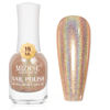 Picture of MIZHSE Holographic Nail Polish, Light Brown Shimmery Nail Polish Non Gel, Air Dry Fast Glossy Shiny Nail Pigment Oil-based Laser Iridescent Nail Polish Chrome Nail Art Salon Manicure Home