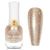Picture of MIZHSE Glitter Nail Polish, Metallic Gold Nail Polish Air Dry Fast, 15 ml High Glossy Sparkle Shiny Nail Pigment Water-based Chrome Nail Polish Nail Art Salon Manicure Home