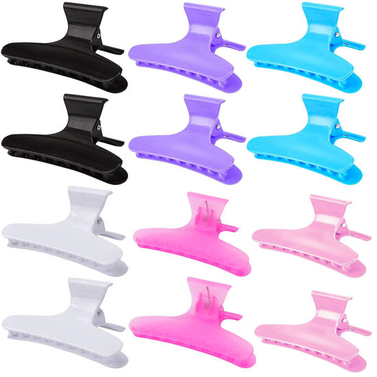 Picture of Ondder Hair Clips for Styling, Cutting, Coloring - Butterfly Claw Clamps and Pro Salon Accessories for Women and Girls