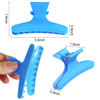 Picture of Ondder Blue Hot Pink Butterfly Hair Claw Clips for Styling Sectioning Hair Styling Clips Makeup Hair Sectioning Clips Pro Hair Clamp Clips for Makeup Cutting Coloring Hair Accessories for Women Girls