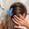 Picture of Ondder Blue Hot Pink Butterfly Hair Claw Clips for Styling Sectioning Hair Styling Clips Makeup Hair Sectioning Clips Pro Hair Clamp Clips for Makeup Cutting Coloring Hair Accessories for Women Girls