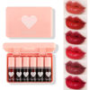 Picture of 6 Colors Lip Tint Stain Set，Korean Lip Gloss Lip Tint Stain Plumping Mini Liquid Lipstick，Multi-use Lip and Cheek Tint，Long lasting Non-Stick Cup Waterproof，High Pigment, Vivid Color, Lip Color Makeup