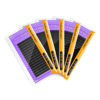 Picture of NAGARAKU 5 Trays Eyelash Extensions Individual Lashes 0.12mm D curl 11/12/13/14/15mm in 1 pack Classic Matte Black Natural Professional Faux Mink 16 rows