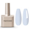 Picture of MAYCHAO 15ML Blue Gel Nail Polish 1Pc Baby Blue Gel Polish Soak Off UV LED Nail Polish Nail Art Starter Manicure Salon DIY at Home, 0.5 OZ