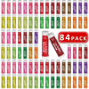 Picture of 84 Pack Natural Lip Balm Bulk with Vitamin E and Coconut Oil Valentine's Day best choice- Moisturizing, Soothing, and Repairing Dry and Chapped Lips Valentine's Gift - 14 Flavors - Non-GMO