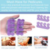 Picture of ZaxSota Toe Separator for Pedicure,Toes Spacer,Toe Separators use for Separation of toenails, Repeatable Washable Toe Separators 2 Pairs