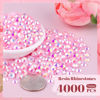 Picture of 4000PCS 5mm Resin Jelly Rhinestones in Bulk (Light Pink AB), Bedazzling Flatback Crystals Rhinestones for Crafting DIY Nail Decoration, Gems Diomand Charms for Tumbler Shoes Clothing Fabric