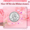 Picture of 4000PCS 5mm Resin Jelly Rhinestones in Bulk (Light Pink AB), Bedazzling Flatback Crystals Rhinestones for Crafting DIY Nail Decoration, Gems Diomand Charms for Tumbler Shoes Clothing Fabric