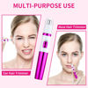Picture of AREYZIN Nose Trimmer for Women Ladies Painless Ear and Nose Hair Trimmer for Men Eyebrow Facial Ear Hair Trimmer Nose Hair Clippers Professional, Waterproof, Dual-Edge Blade, Purple