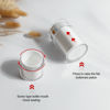 Picture of 2Pack 100ml Airless Pump Jar - 3.5 Oz Moisturizer Pump Dispenser, Travel Lotion Container Vacuum Bottle for Skin Care, Thick Moisturizer, Skincare Cream