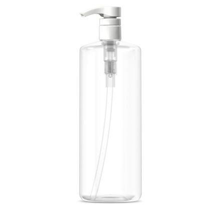 Picture of Bar5F Pump Bottle 32-Ounce 1-Liter Empty for Shampoo Conditioner Body Wash Lotion BPA-Free Crystal-Clear