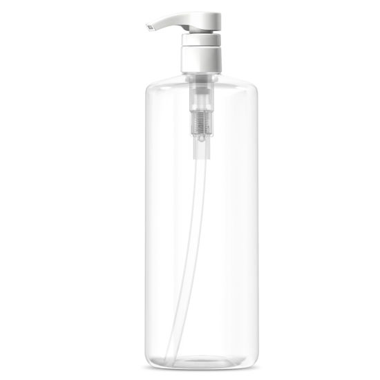 Picture of Bar5F Pump Bottle 32-Ounce 1-Liter Empty for Shampoo Conditioner Body Wash Lotion BPA-Free Crystal-Clear