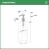 Picture of Bar5F Pump Bottle 32-Ounce 1-Liter Empty for Shampoo Conditioner Body Wash Lotion BPA-Free Crystal-Clear