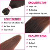 Picture of Pre Stretched Braiding Hair 12 Inch 8 Packs Ombre Short Braiding Hair Crochet Braids Natural Easy Braid Hot Water Setting Professional Synthetic Hair Extensions Soft Yaki Straight Texture (#1B/30)