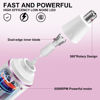 Picture of AREYZIN Nose Hair Trimmer for Women 2 in 1 Painless Eyebrow Trimmer and Nose Trimmer Facial Hair Removal Nasal Hair Clippers Professional, Easy to Clean, Dual-Edge Blade,White