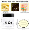 Picture of 36 Pack 4 Oz Plastic Container Jars with Lids and Labels BPA Free, TUZAZO Empty Round Clear Cosmetic Containers Plastic Slime Jars for Lotion, Cream, Ointments, Body Butter, Travel Storage (36)