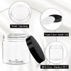 Picture of 36 Pack 4 Oz Plastic Container Jars with Lids and Labels BPA Free, TUZAZO Empty Round Clear Cosmetic Containers Plastic Slime Jars for Lotion, Cream, Ointments, Body Butter, Travel Storage (36)