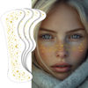 Picture of YGQQOY Glitter Freckles,Glitter Freckles Face Tattoo,Gold Sparkle Freckles,Face Glitter Makeup Patches,4pcs