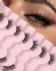 Picture of Half Lashes Natural Lashes Wispy Lashes Corner Lashes 3/4 False Eyelashes Natural Half Eyelashes W19