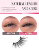 Picture of Half Lashes Natural Lashes Wispy Lashes Corner Lashes 3/4 False Eyelashes Natural Half Eyelashes W19