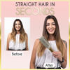 Picture of ELLA BELLA® Titanium Flat Iron Hair Straightener (with Infrared) • Professional Straightening Iron • Digital Display to Accurately Control Temperature • As Featured in Good Housekeeping
