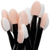 Picture of Akstore Disposable Dual Sides Eye Shadow Sponge Applicator Eyeshadow Brushes Makeup Brush (30PCS-Black)