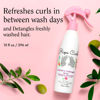Picture of Rizos Curls Travel Refresh & Detangle Spray, Moisturizing Leave-In, Hydrate & Reduce Frizz, Add Shine & Definition with Coconut Oil, Aloe Vera & Shea Butter, 2.5 oz