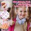 Picture of 144 Pieces Fake Nails for Kids Girls Artificial Kids Press on Nails Full Cover Short Acrylic Stick On Nails False Nail Tips Kit for Children Little Girls Nail Art Decoration (Gradient Pattern)