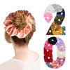 Picture of Simnice 20 Colors Oversize Satin Scrunchies - Hair Elastic Silk Scrunchies & Extra Large Jumbo Hair Scrunchies Hair Ties Accessories for Women Girls