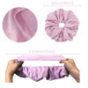 Picture of Simnice 20 Colors Oversize Satin Scrunchies - Hair Elastic Silk Scrunchies & Extra Large Jumbo Hair Scrunchies Hair Ties Accessories for Women Girls