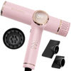 Picture of ELLA BELLA® Professional Ionic Hair Dryer with Diffuser • Negative Ion Blow Dryer • Suitable All Hair Types • Intelligent Heat Control & Rapid Drying Speeds • Lightweight Design • Low Noise Technology