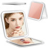 Picture of MIYADIVA Compact Mirror, 30X Magnifying Mirror, Pocket Mirror for Purse, Travel Makeup Mirror with 30X/1X Magnification, Travel Essentials Mirror, Precision Tweezers, Present for Girls