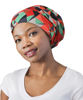 Picture of Satin Sleep Cap,Silk Lined Extra Large Black Women Natural Hair Bed Bonnet