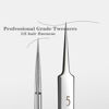 Picture of 5pcs Blackhead Remover Tweezers Pimple Popper Tool Kit, Precision Acne Needle Comedone Blackhead Tweezers Extractor Removal Whitehead Popping Zit for Nose Face Skin Blemish Extractor Tool