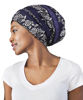 Picture of FocusCare Sleeping Cap, Frizzy Hair Satin Lined Women Extra Large Headwear Blue Navy