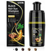 Picture of Black Hair Dye Shampoo 3 in 1, Hair Color Shampoo for Cover Grey Hair, Natural Hair Dye Shampoo with Herbal Ingredient for Men and Women (MEIDU Black)