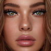 Picture of Veleasha Russian Strip Lashes DD Curl False Eyelashes Fluffy Wispy Faux Mink Lashes 10 Pairs Pack (D12)