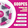 Picture of 600 Premade Fans Eyelash Extensions 16D Handmade Premade Fans 9-14mm Premade Lash Fans Premade Volume Fans Eyelash Extensions Loose Fans 0.07 Thickness Lash Extension Premade Fans (16D-0.07D,9-14mm)