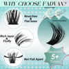 Picture of FADVAN Thick Lash Clusters 60D+80D 3D Fluffy Eyelash Clusters 280pcs Reusable Cluster Eyelash Extensions C Curl Long Individual Lashes Mixed 10-20mm to Use at Home (60+80D-C-10-20mm)