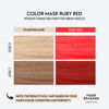 Picture of FOUR REASONS Color Mask INTENSE- Ruby Red - (27 Colors) Intensive Toning Treatment - Color Depositing Conditioner - Semi Permanent Hair Dye for Lightened and Colored Hair- 100% Vegan, 6.76 fl oz