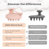 Picture of AIMIKE Scalp Massager Shampoo Brush, Soft Silicone Hair Scrubber for Washing Hair, Dandruff Removal & Scalp Scrubber Hair Growth Stimulator, Scalp Brush/Exfoliator Brush On Dry & Wet Scalp