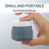 Picture of Gemice Travel Containers for Toiletries, Silicone Cream Jars TSA Approved Travel Size Containers with Clear Bag, Leak-proof Travel Accessories with Lid for Cosmetic Face Body Hand Cream (4 Pack)