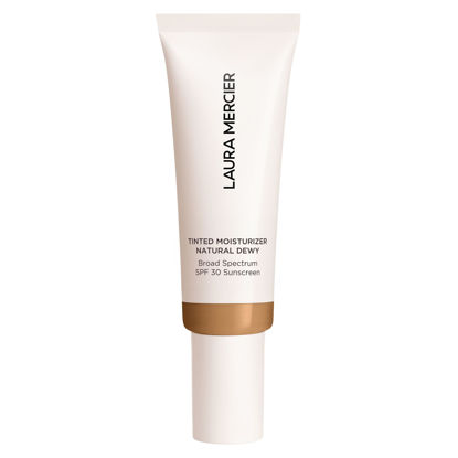 Picture of Laura Mercier Tinted Moisturizer Natural Dewy with SPF 30: 24HR+ Hydration, Long Lasting, Sheer to Light, Buildable Coverage, Dewy Finish, Improve Skin Tone and Texture, Skin Tint, Ochre