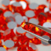 Picture of Yantuo ss 10 Orange Rhinestones Flat Back,2880 pcs 3 mm Hyacinth Non hotfix Crystal Stone,Bling Glass gems for Nail Art,Heels,Shoes,Makeup,DIY Crafts