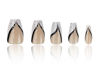 Picture of RUOKEXIN Coffin Press on Nails French Tip Fake Nails Medium False Nails with Glitter Designs Medium Coffin Nail Press ons Nude Full Cover Glue on Nails Cute Stick on Nails for Women 24Pcs