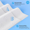 Picture of Beauntangly Disposable Face Towel, XL Facial Towelettes Soft Thick Absorbent, Lint-Free Biodegradable Makeup Remover Dry Wipes for Skin Care Washing Drying Nursing Camping Travel Essentials, 100 Ct