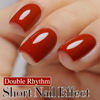 Picture of Double Rhythm 15ML Gel Polish Jelly Sheer Pastel Light Milky Color 1 PC 0.53 OZ Bottle UV Nail Polish Art Salon at Home for Women (Light Brown Red-B-A1454)