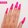 Picture of Imtiti Pink Gel Nail Polish, 0.5 Fl Oz Hot Pink Gel Polish Soak Off LED UV Nail Gel Polish Spring Summer Gel Nail Polish DIY Nail Art Starter Manicure Salon Gel Nail Kit