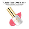Picture of Imtiti Gel Nail Polish, 0.5 Fl Oz Coral Pink Gel Polish Soak Off LED UV Nail Gel Polish Autumn Winter Nail Polish DIY Nail Art Manicure Salon Gel Nail Kit for Women Girls